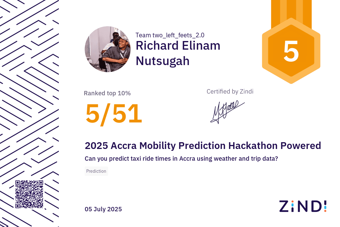 Yango Mobility Prediction Hackathon